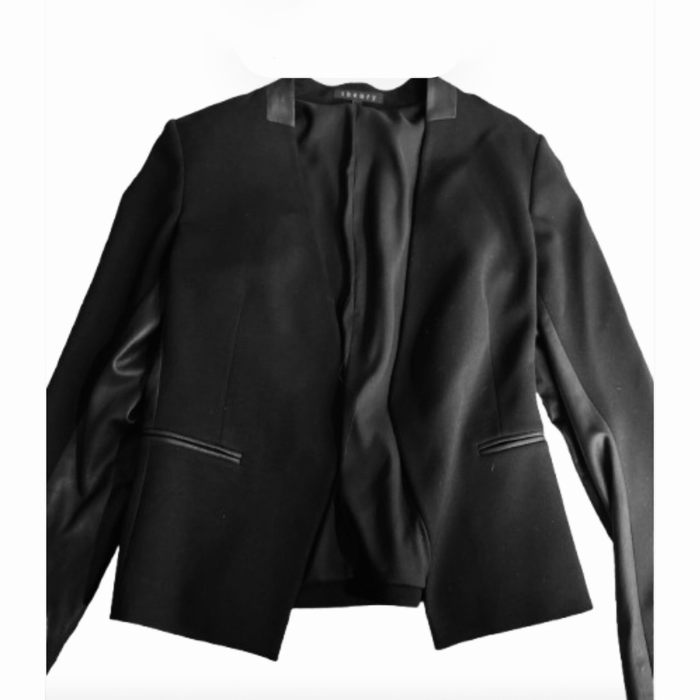 Theory Elegant Black Women's Blazer Lana Wool